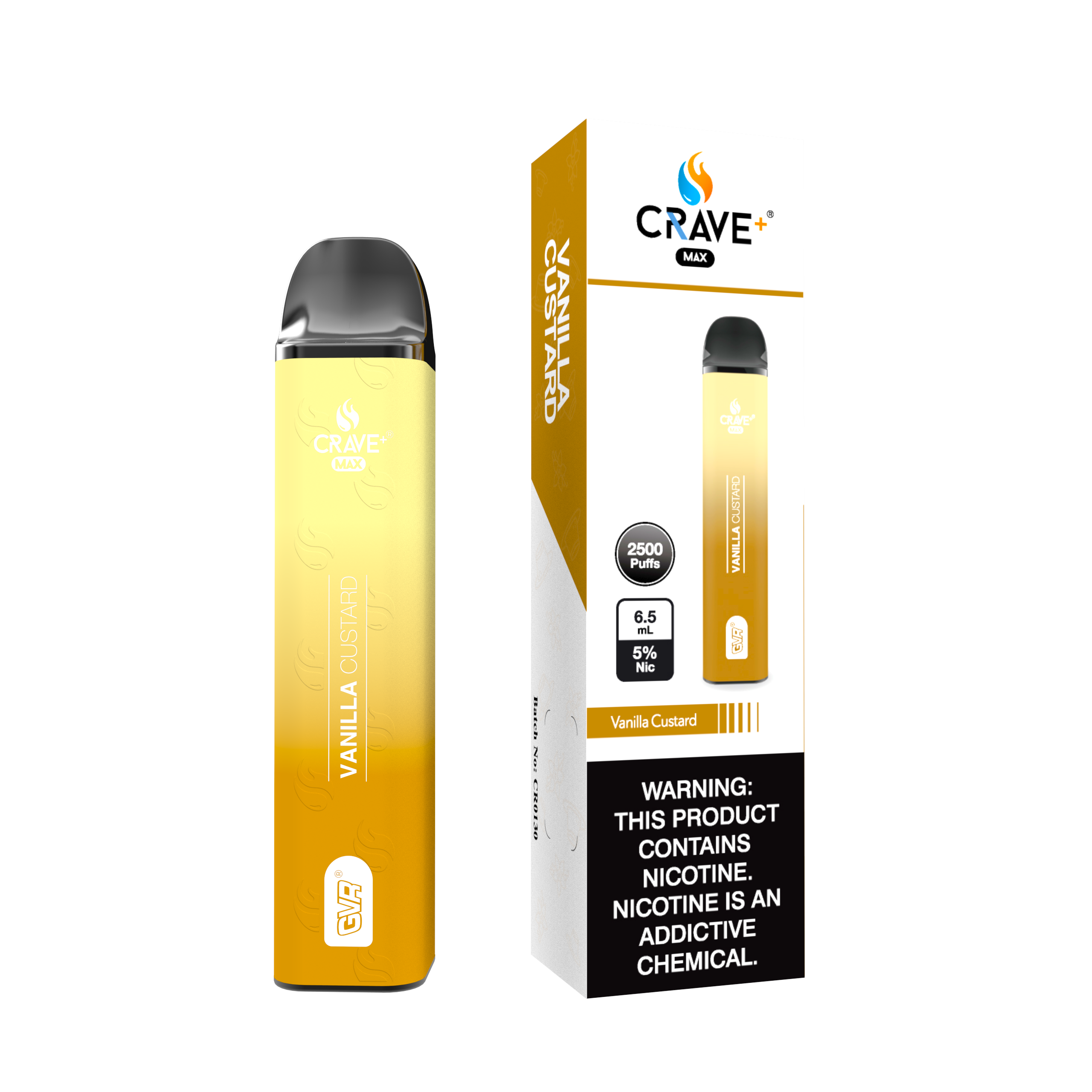 Crave Max 2500 - Vanilla Custard