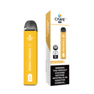 Crave Max 2500 - Virginia Tobacco 3%