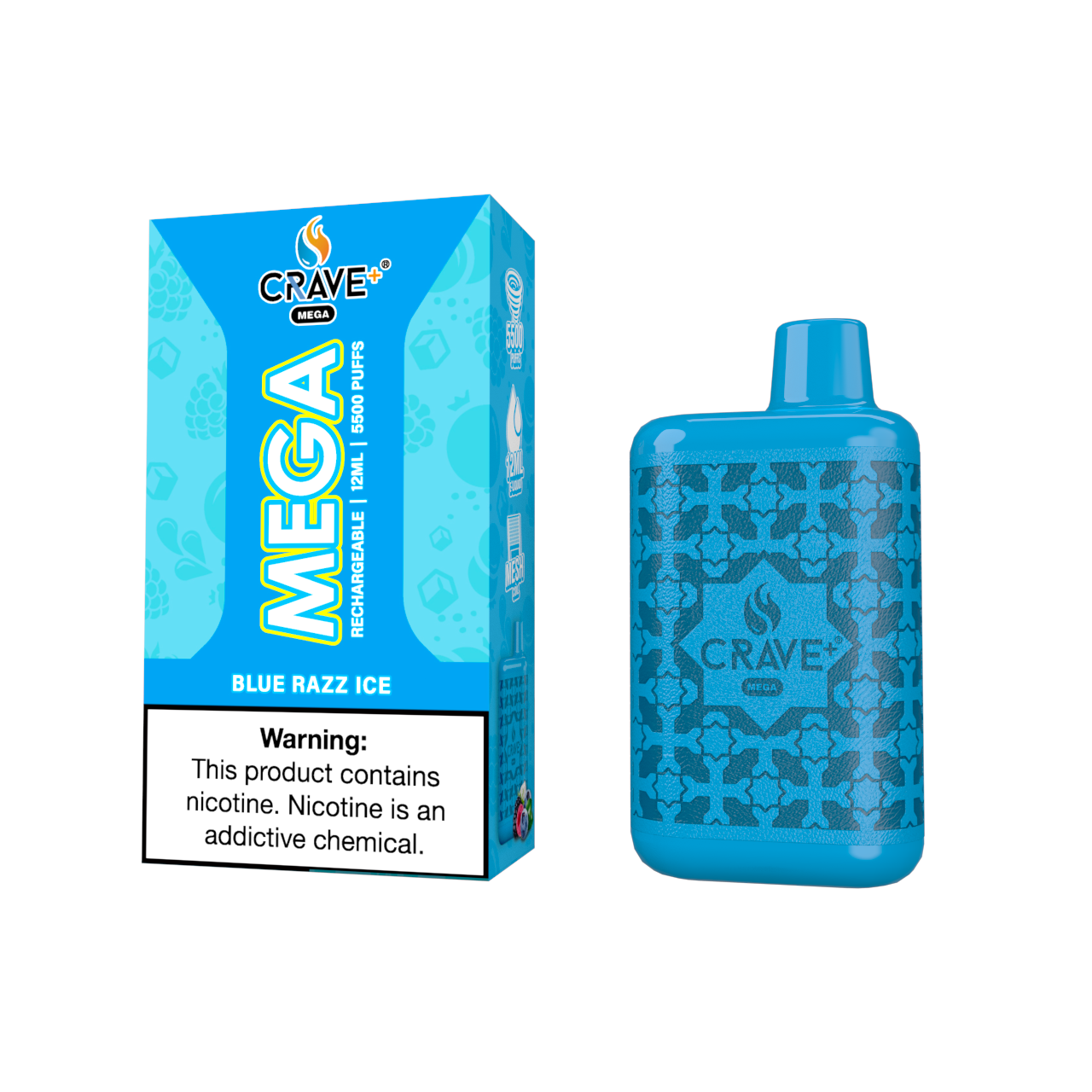 CRAVE Mega - Blue Razz Ice