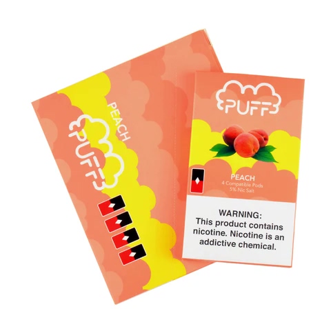 Puff Peach 4 Pods - Image 3