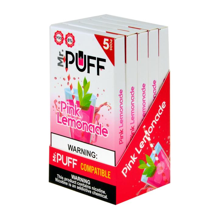 Mr Puff Pink Lemonade 5 Pods - Image 2