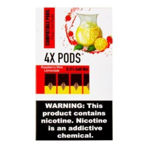 4X Raspberry Mint Lemonade 4 Pods