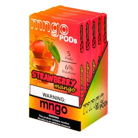 Mngo Strawberry Mango 5 Pods - Image 2