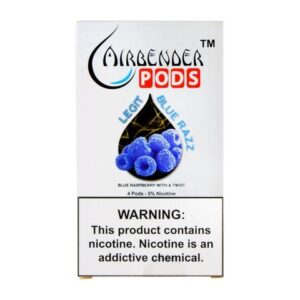 Airbender Legit Blue Razz 4 Pods