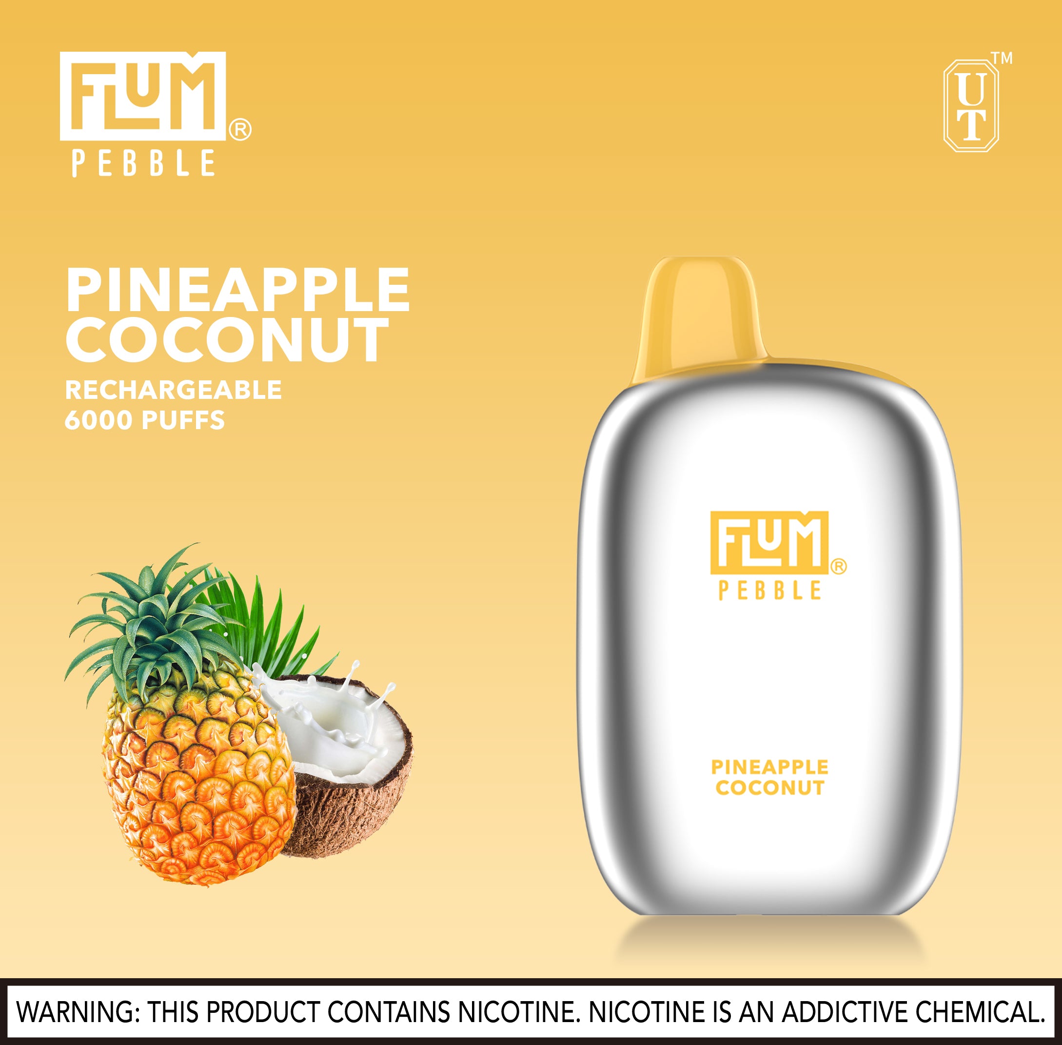 FLUM Pebble - Pineapple Coconut - Image 2