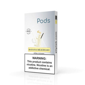 Ziip Lab Zpods for JUUL - Banana milkshake 5% - Juul Compatible Pods USA