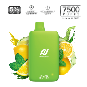 Pod Pocket 7500 - Lemon Mint Ice