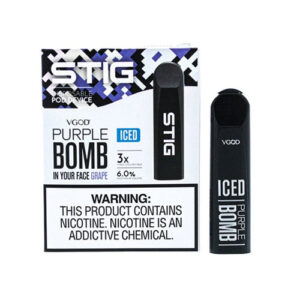 Stig VGOD Iced Purple Bomb Pod Device 60mg Pack of 3 - UK