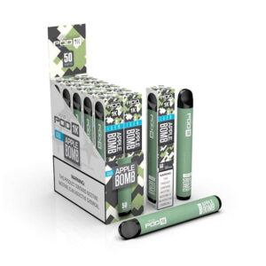 VGOD Pod 1K Iced Apple Bomb - (STIG) 4ML 1000 Puffs - Nic Salt Disposable Device - UK