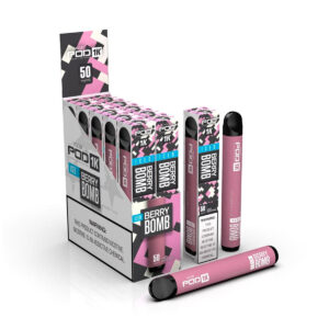 VGOD Pod 1K Iced Berry Bomb - (STIG) 4ML 1000 Puffs - Nic Salt Disposable Device - UK