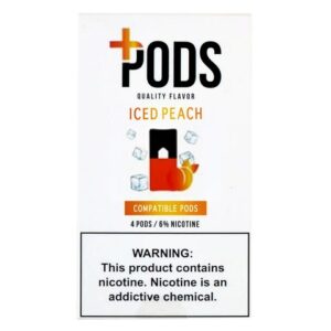 Plus Pods Iced Peach Pack of 4