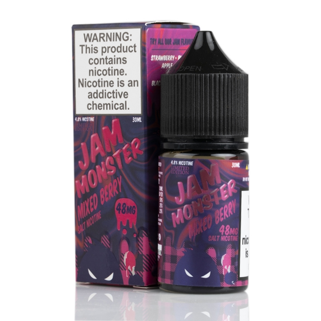 Mixed Berry By Jam Monster - Salt Nicotine - 30ml (TFN) - Image 2