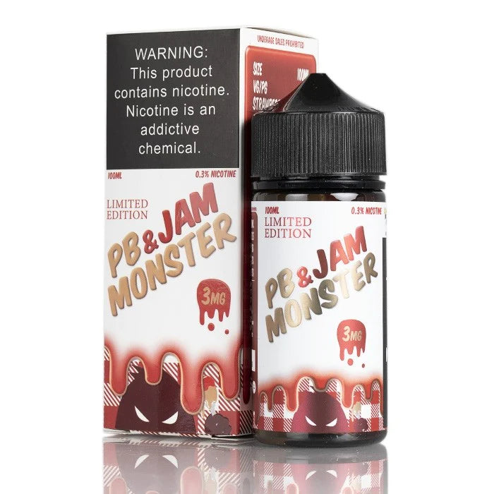 PB & Jam Monster Strawberry By Jam Monster - 100ml (TFN)
