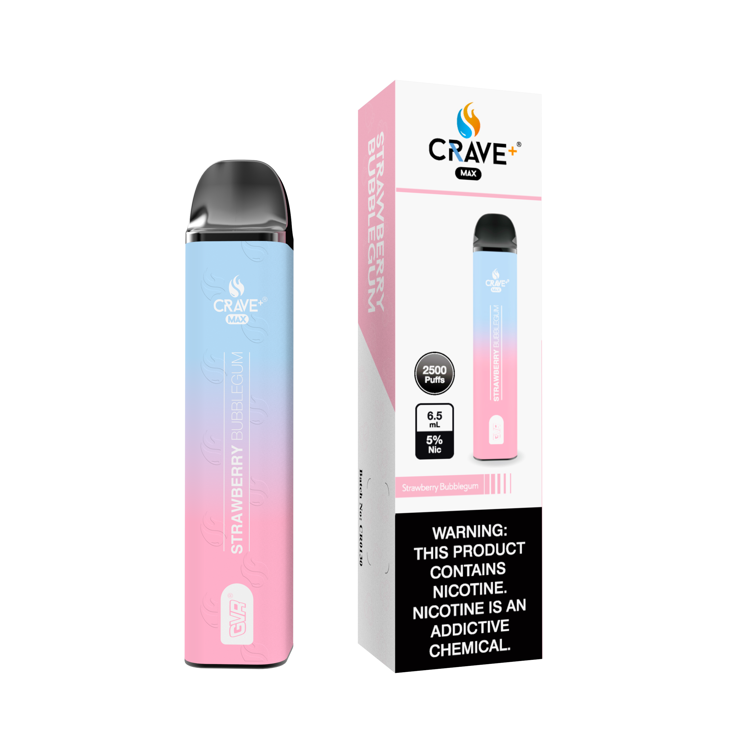 Crave Max 2500 - Strawberry Bubblegum